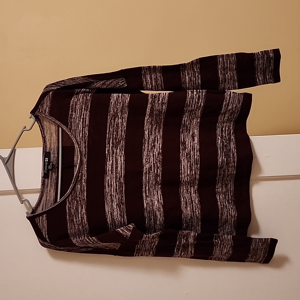 Thin striped sweater
